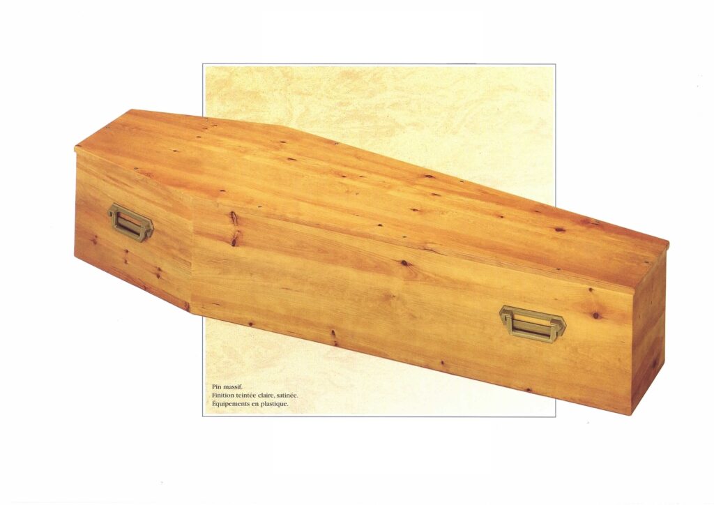 cercueil en pin