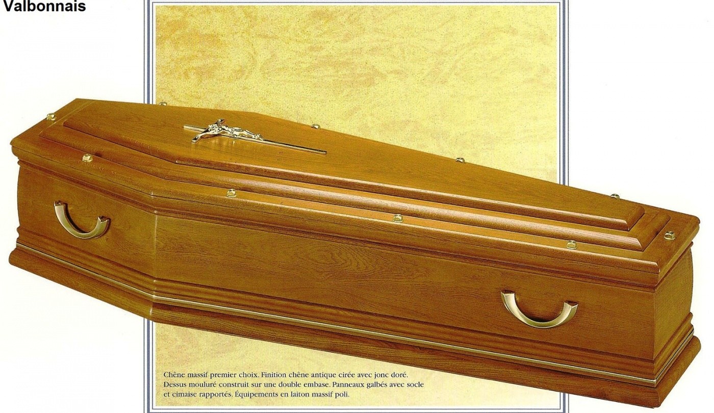 cercueil chene massif valbonnais
